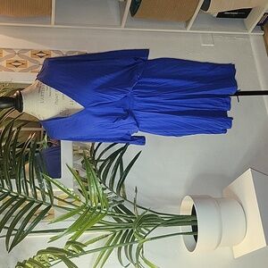 MODA International royal blue comfy casual dress